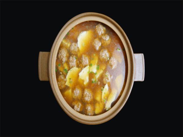 豆腐脑肉丸