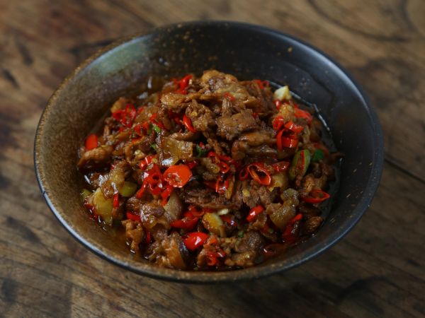 碎椒炒肉